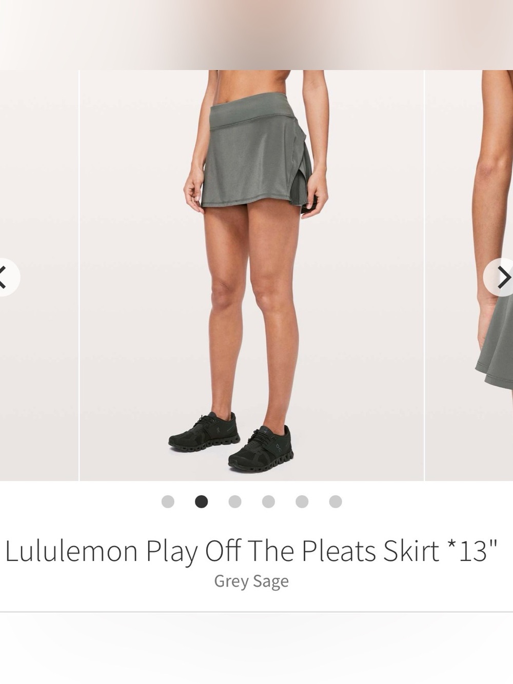 lululemon athletica skort size 10✅✅